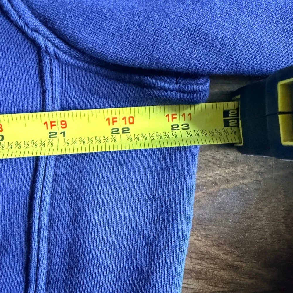 Nike Mens Sportswear Futura Logo Pullover Hoodie Royal Blue Fleece Sweatshirt M